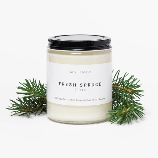 Fresh Spruce 8 oz Soy Candle