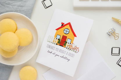 Congrats You Bought A Home - Greeting Card