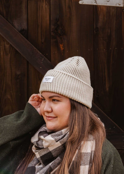 Ivory Snuggle Beanie