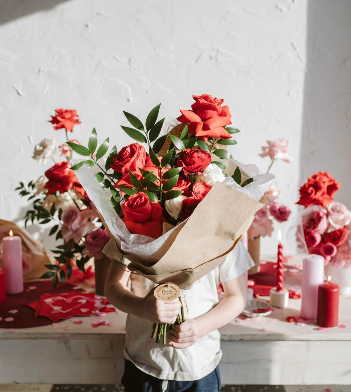 Valentine's Day Hand Tied Bouquet