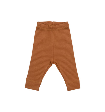 Long Sleeve Onesie + Pant Set - Caramel