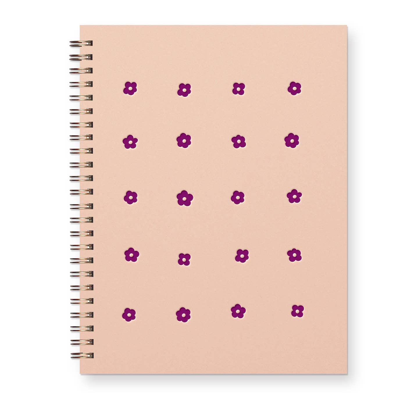 Ruff House Print Shop - Flower Grid Lined Notebook