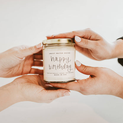 Sweet Water Decor - Happy Birthday 9 oz Soy Candle
