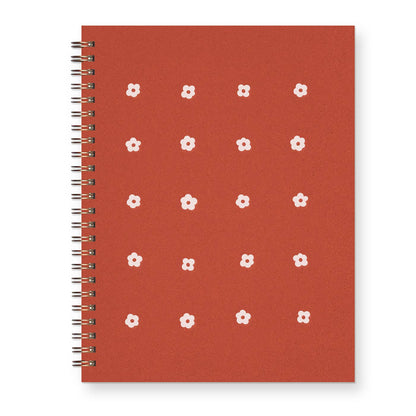 Ruff House Print Shop - Flower Grid Lined Notebook