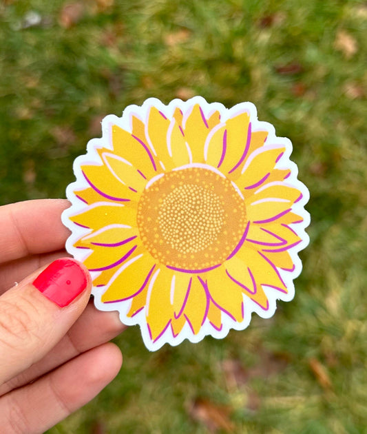 Sunflower Sticker