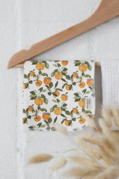 Organic Cotton Face Cloth - Clementine