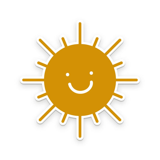 Ruff House Print Shop - Smiling Sunshine Sticker