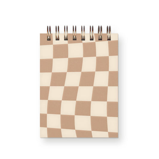 Ruff House Print Shop - Checkerboard Mini Jotter Notebook